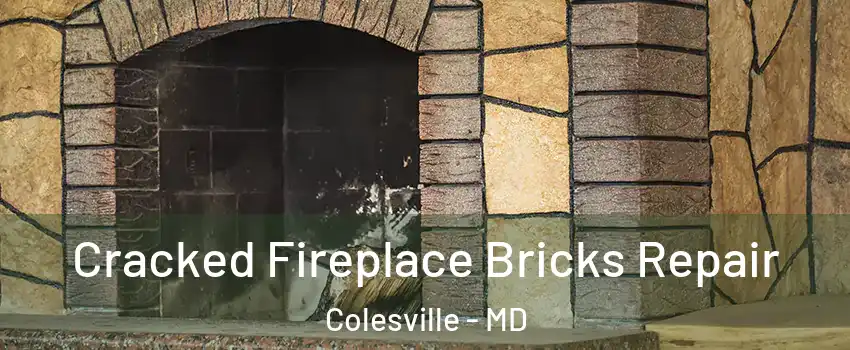  Cracked Fireplace Bricks Repair Colesville - MD