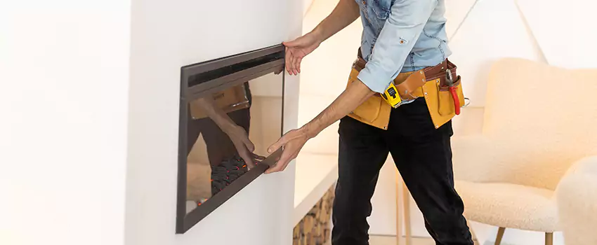 Metal Fireplace Installation in Colesville, Maryland