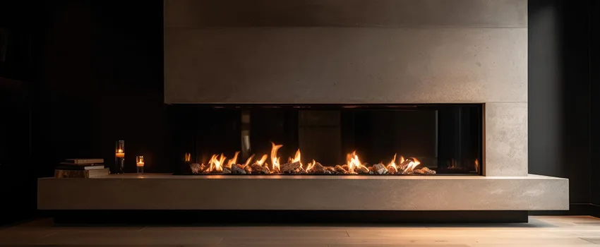 Gas Fireplace Ember Bed Design Services in Colesville, Maryland