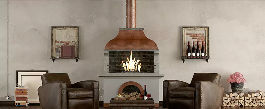 Thelin Hearth Products Providence Pellet Insert Fireplace Installation in Colesville, MD
