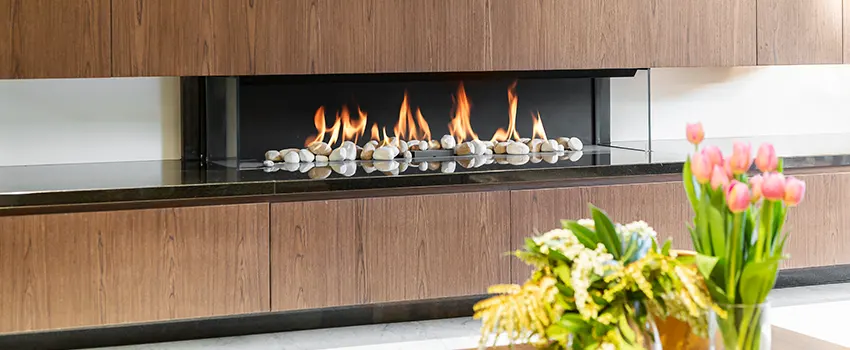 Double-height Fireplace Design Refurbishment in Colesville, Maryland