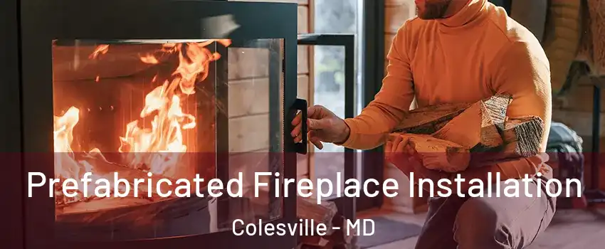  Prefabricated Fireplace Installation Colesville - MD